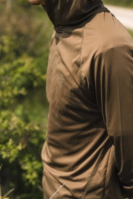 Maglietta tecnica Korda UPF Dark Khaki