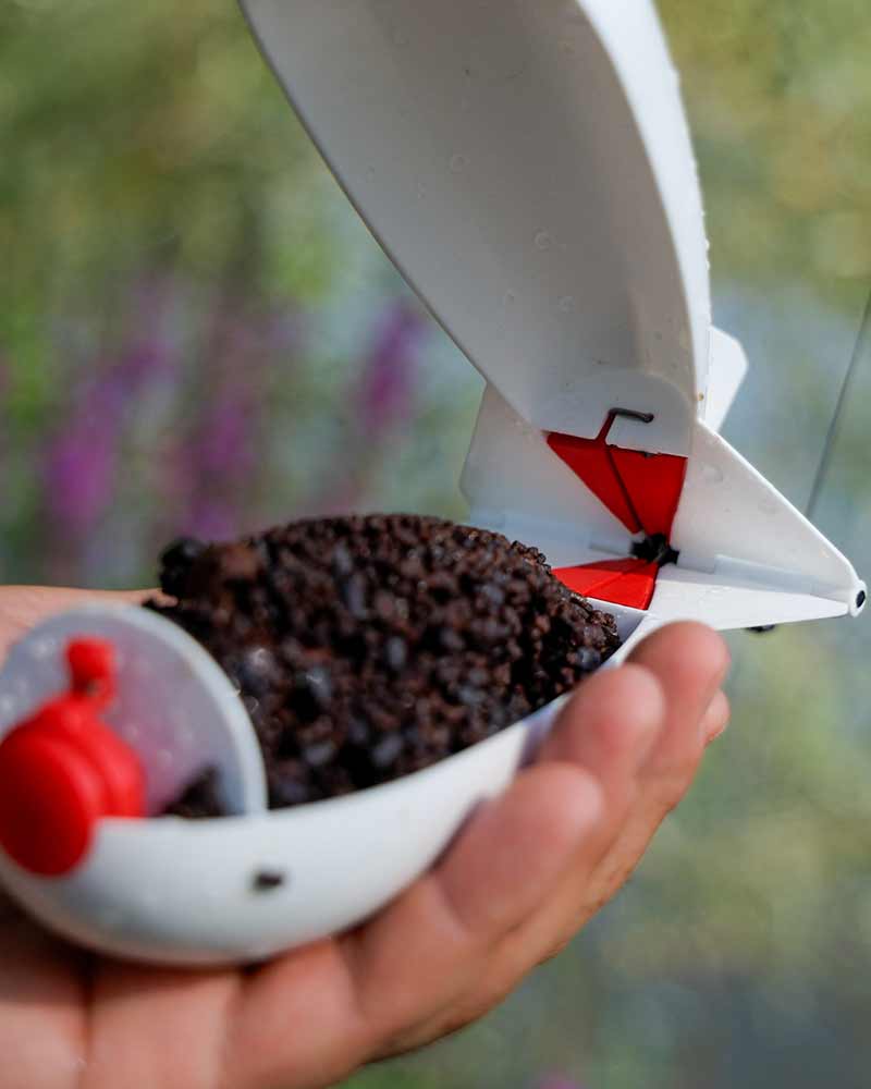 Cohete cebador Spomb Negro grande - Tienda Carpfishing