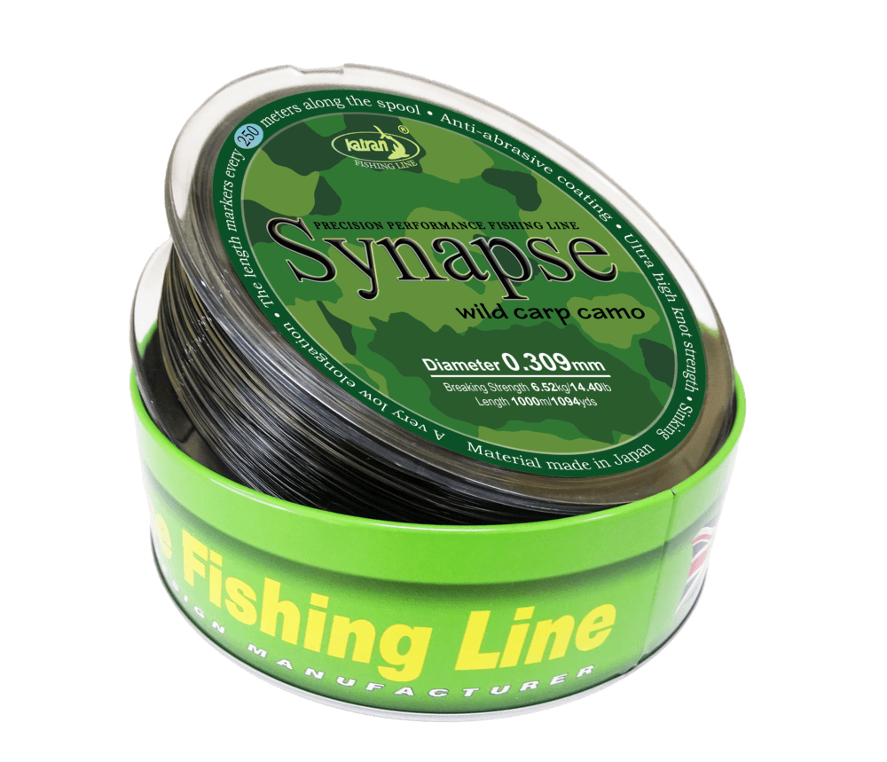 Hilo Katran Synapse Wild Carp Camo 0,30 mm 1000 m - Tienda Carpfishing