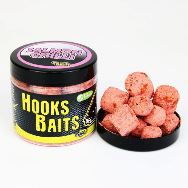Hook Pellets en polvo Pro Elite Baits Salmón Chilli 14-20 mm - Tienda Carpfishing