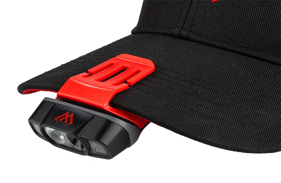 Lampada frontale Mikado con clip universale