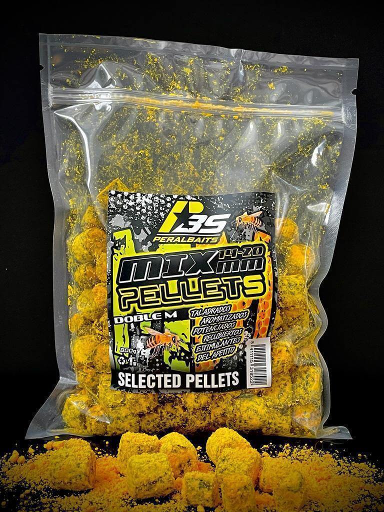 Mix Pellets Peralbaits Doble M 14-20 mm - Tienda Carpfishing