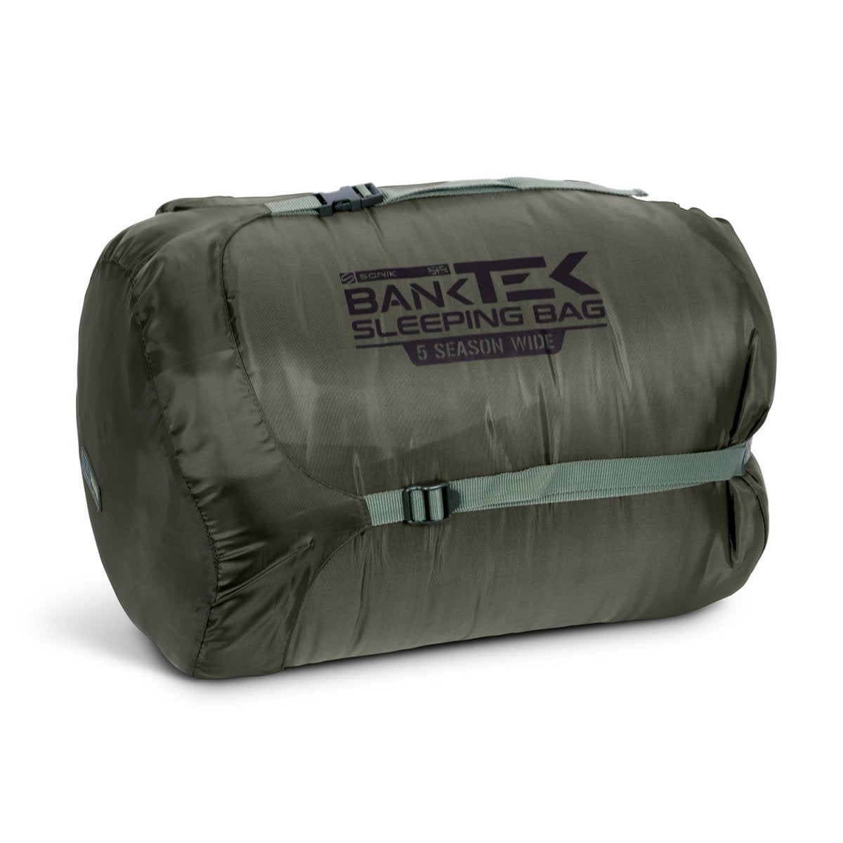 Bed Chair con saco de dormir Sonik Bank - Tek 5 estaciones ancho - Tienda Carpfishing