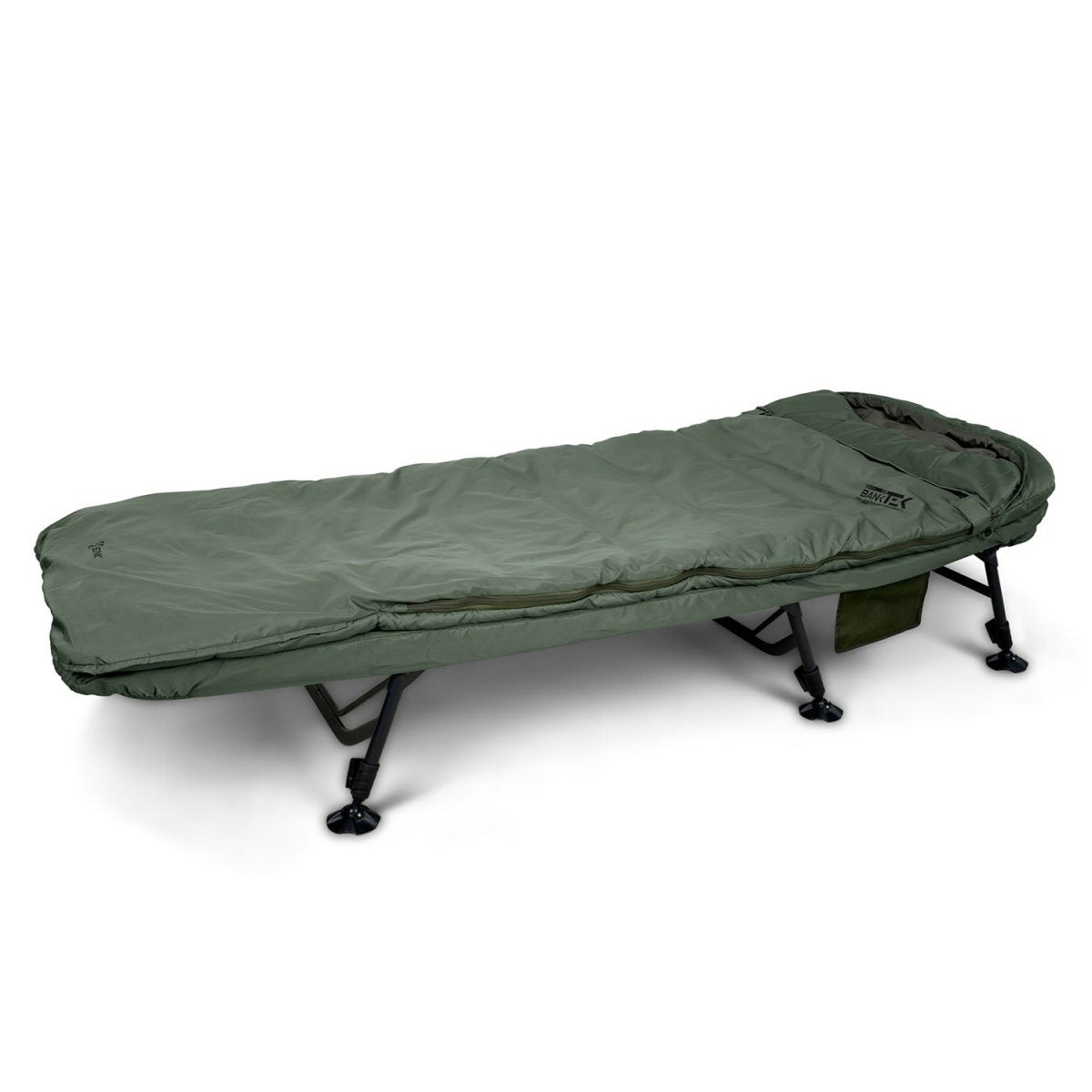 Bed chair con saco de dormir Sonik Bank - Tek 5 estaciones - Tienda Carpfishing
