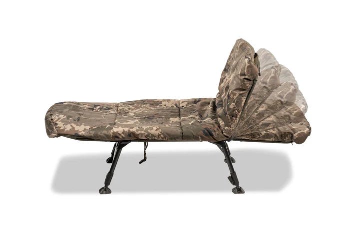 Bed Chair Nash Indulgence 4 Junior Sleep System mimetico- Tienda Carpfishing