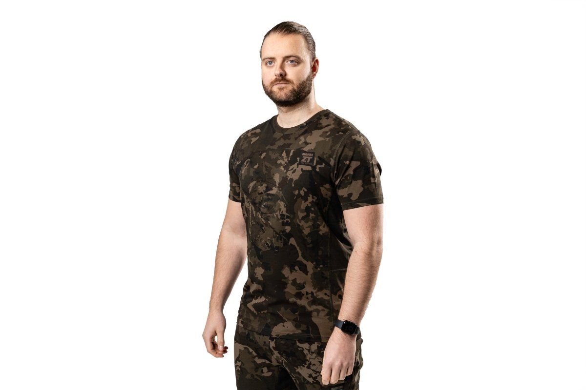 Camiseta Nash ZT Lite Luxe Camo - Tienda Carpfishing