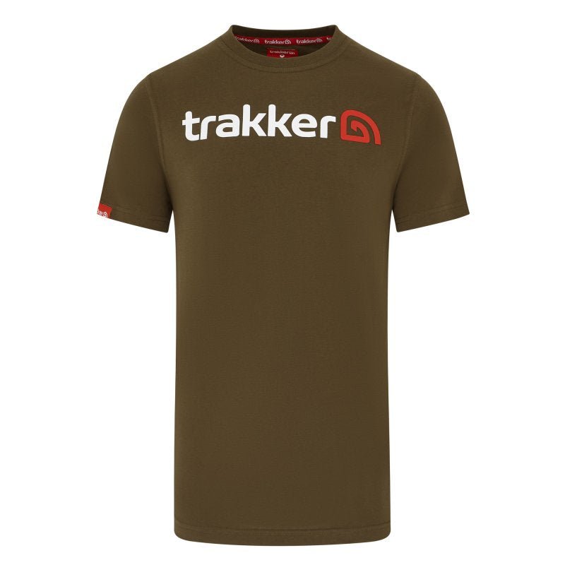 Camiseta Trakker CR Logo caqui - Tienda Carpfishing