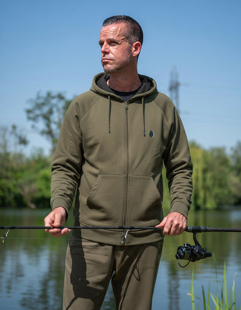 Sudadera Fox Collection Zipped Green