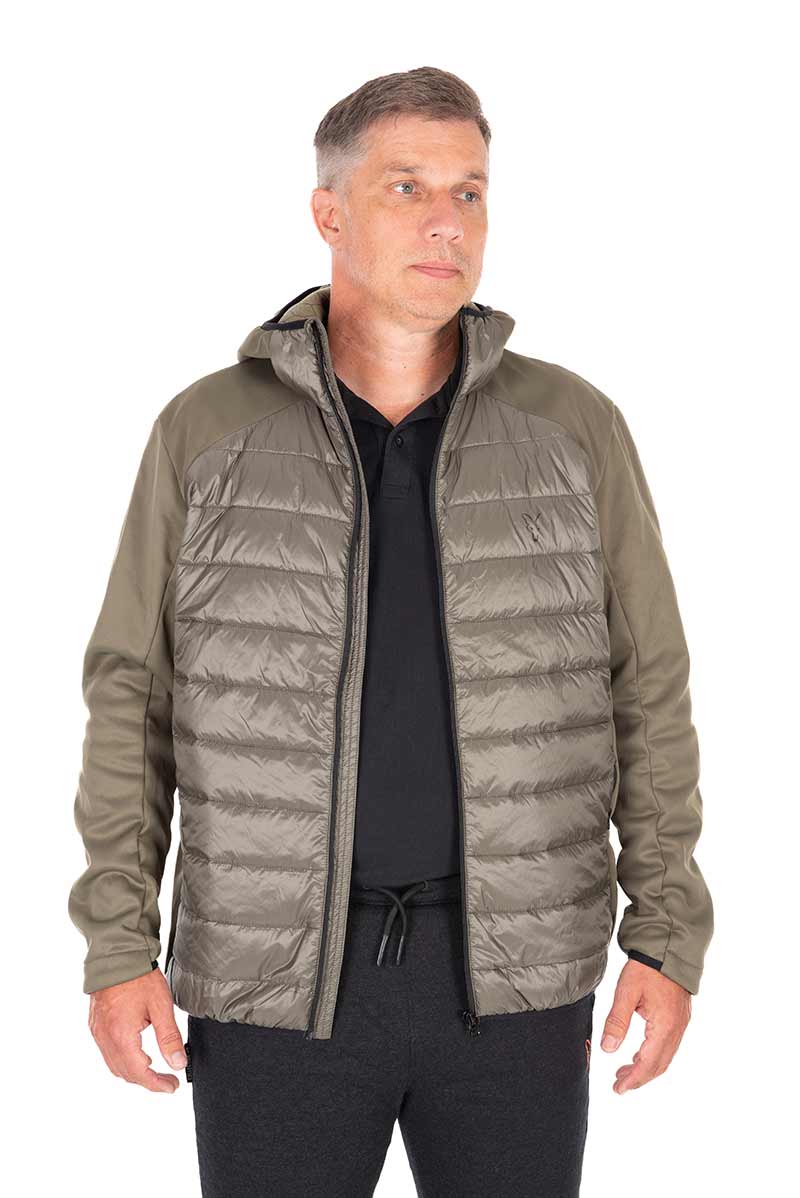 Chaqueta Fox Collection Hybrid Verde/Negro - Tienda Carpfishing
