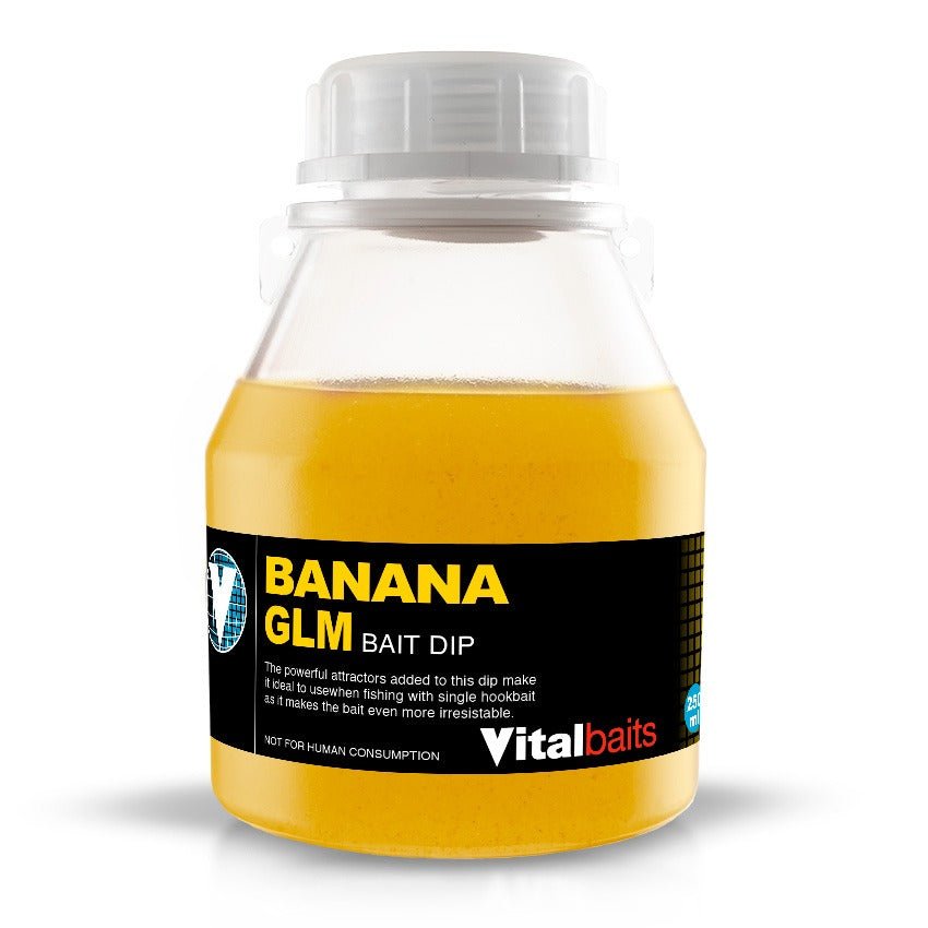 Dip Vitalbaits Banana GLM 250 ml - Tienda Carpfishing