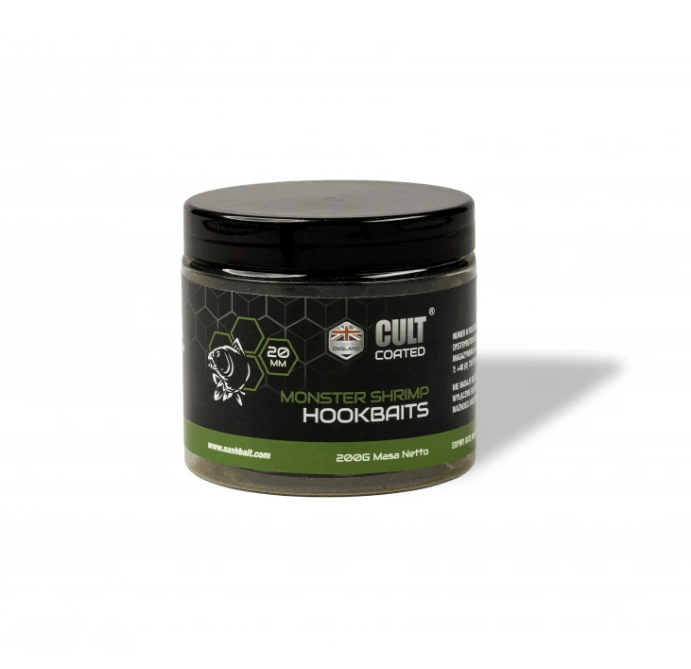 Hookbaits Nash Monster Shrimp Cult Coated 15 mm - Tienda Carpfishing