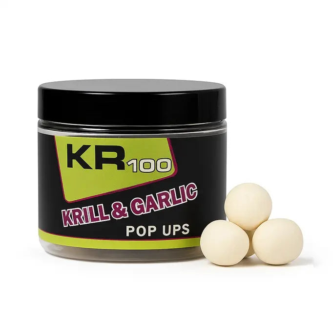 Pop Ups Krom Quality KR100 Krill e Garlic Bianco 12mm