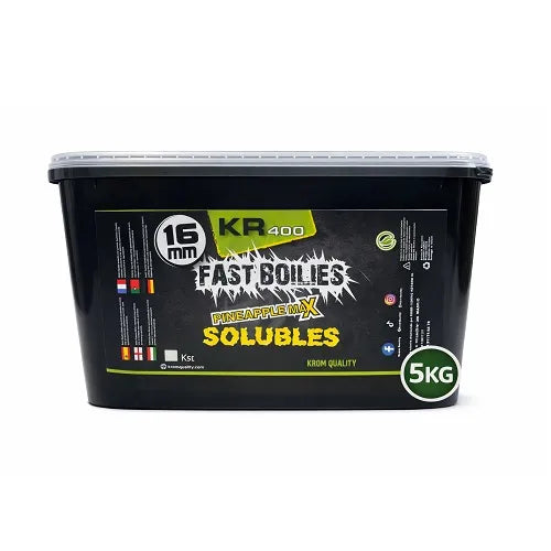 Boilies Solubile Krom Quality KR400 Pineapple Max 16mm 5KG