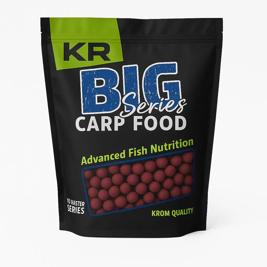 Boilies Solubile Krom Quality KR100 Krill e Garlic 16 mm 2,5 kg