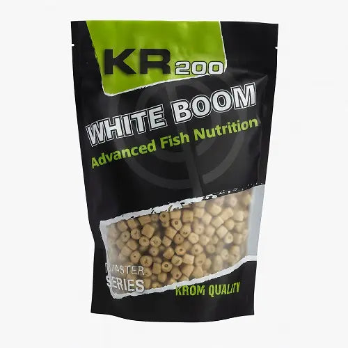 Pellets Krom Quality KR200 potere White Boom 8MM 800G