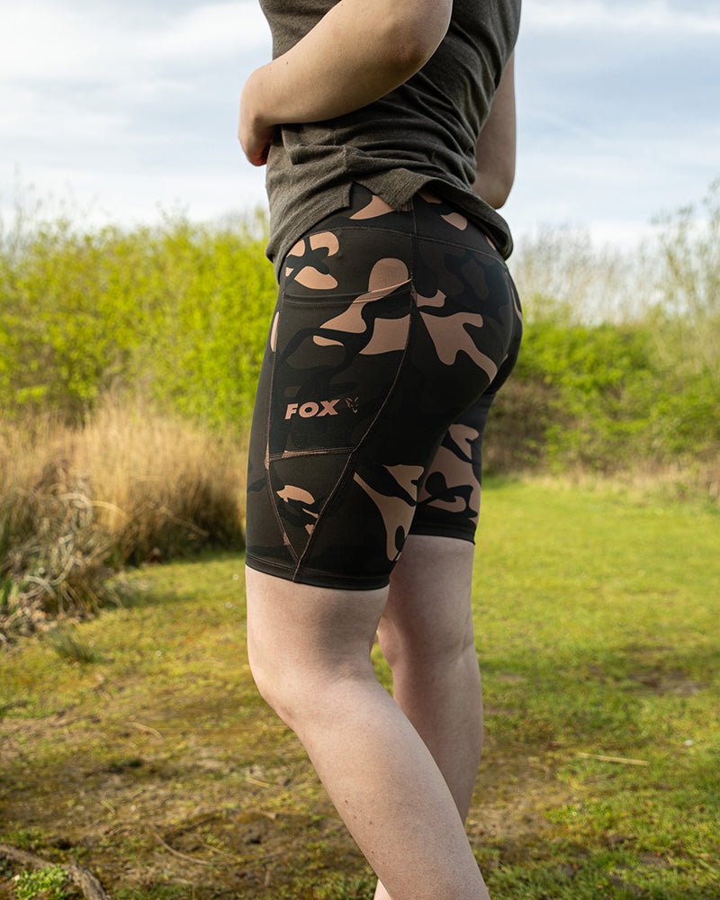 Leggins Fox Cortos Camo para Mujer - Tienda Carpfishing