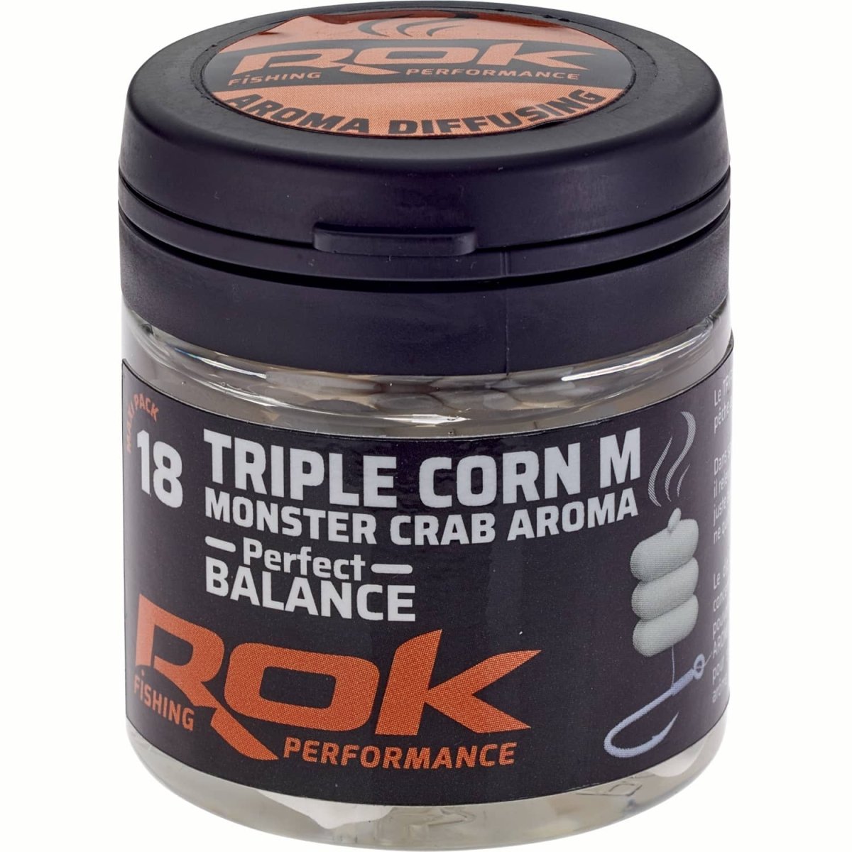 Maíz Triple Rok Fishing Perfect Balance Monstercrab Blanco - Tienda Carpfishing