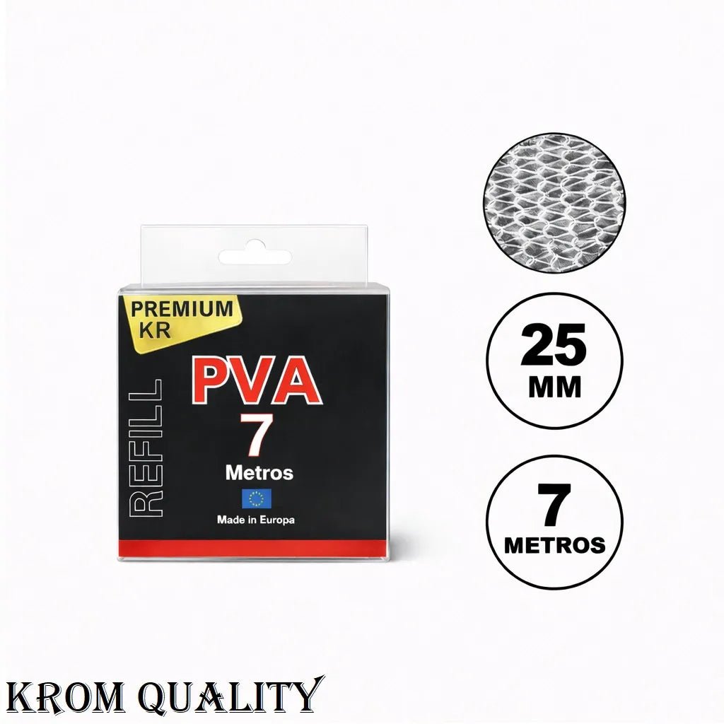 Recambio de malla PVA Krom Quality 25MM Refill 7M - Tienda Carpfishing