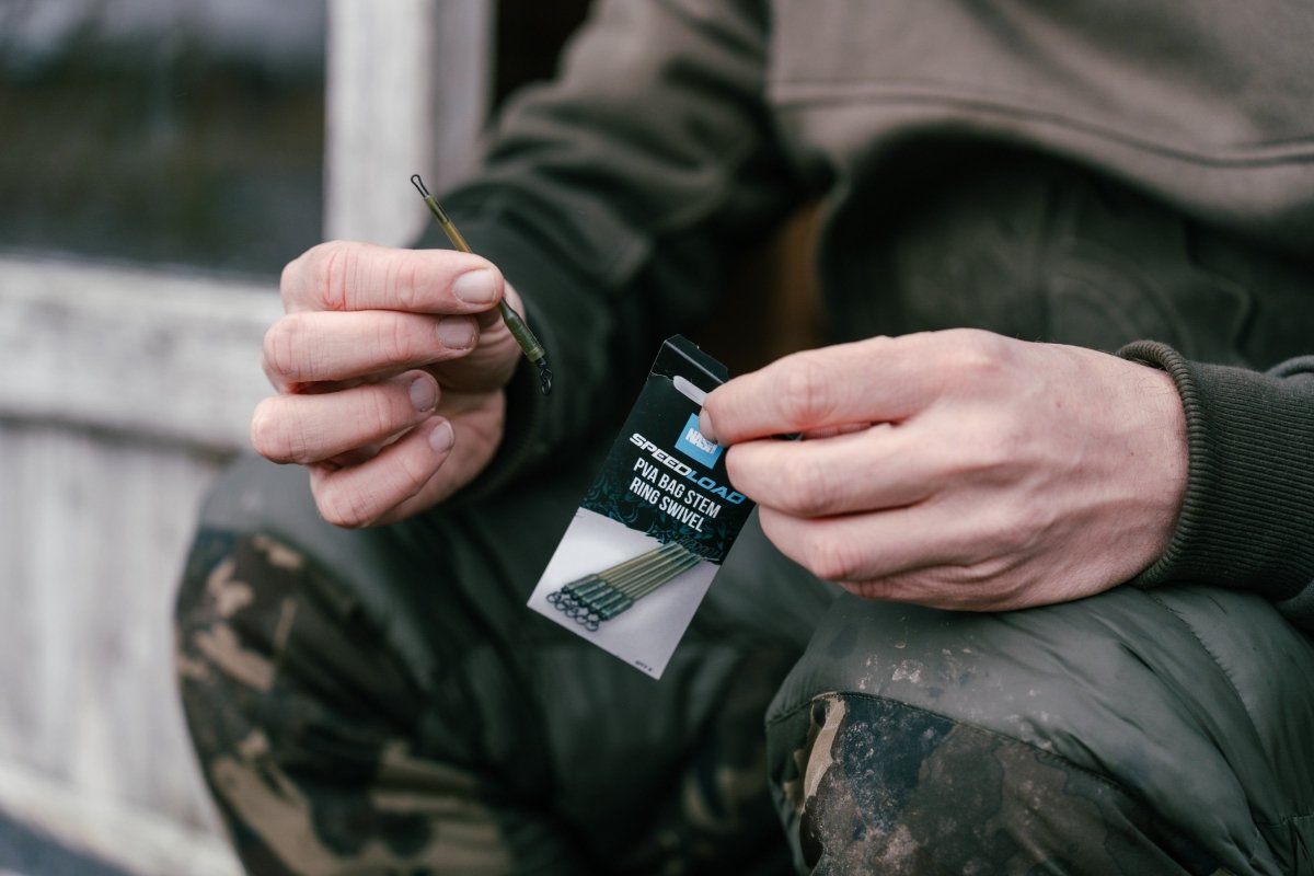 Speedload PVA Bag Stem Ring Swivel Nash - Tienda Carpfishing