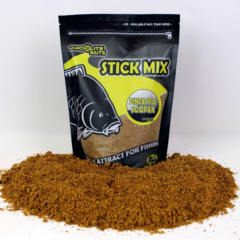 Stick Mix Pro Elite Baits Piña Scopex 800 g - Tienda Carpfishing