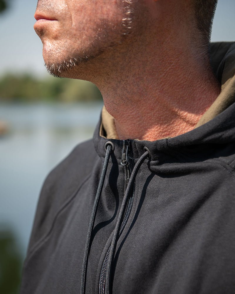 Sudadera Fox Collection Zipped Negra - Tienda Carpfishing