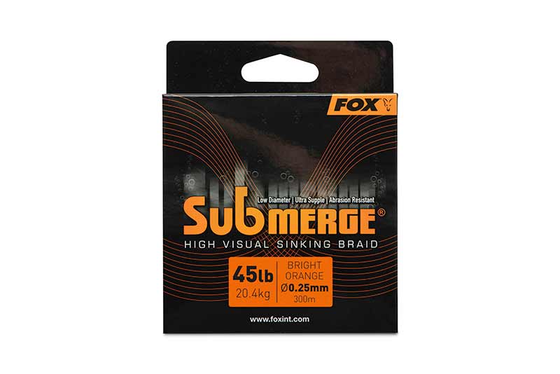 Trenzado Fox Submerge Sinking Naranja 300 m - Tienda Carpfishing