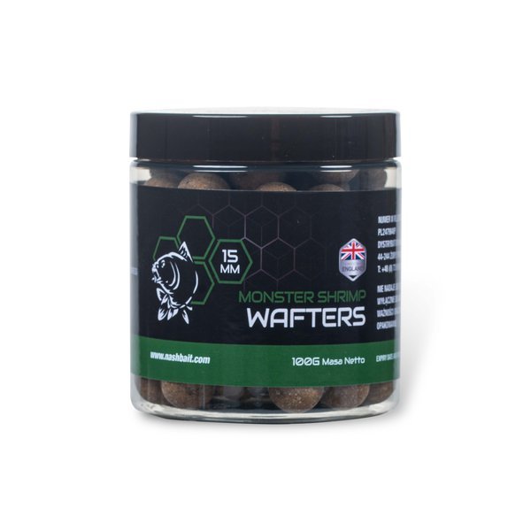 Wafters Nash Monster Shrimp 15 mm - Tienda Carpfishing