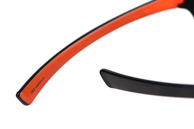 Gafas de sol Fox Wraps Negro Naranja 4