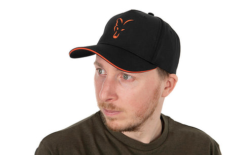 Gorra Fox Baseball Negra Naranja 1