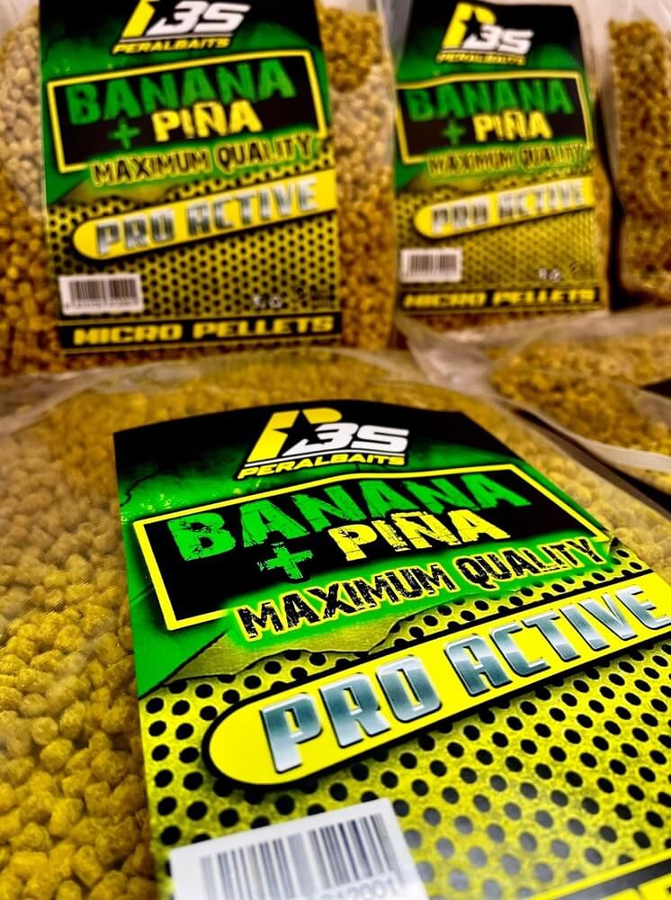 Micro Pellets Peralbaits Banana Pina