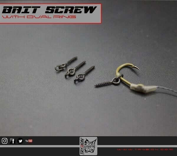Bait Screw con anilla 12 mm Trybion - Tienda Carpfishing