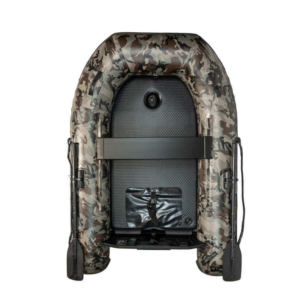 Barca Raptor 270 X - Wide Dark Camo con suelo de aluminio - Tienda Carpfishing