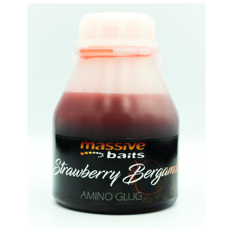 Dip Massive Baits Strawberry Bergamotta 250 ml - Tienda Carpfishing