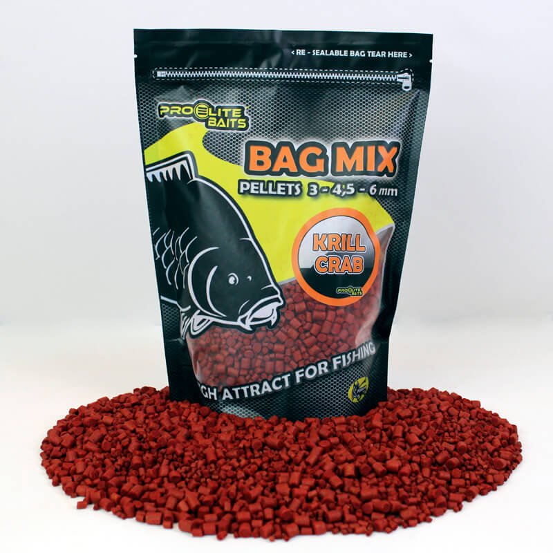 Micro Pellets Pro Elite Baits Krill Crab 3, 4, 6 mm - Tienda Carpfishing