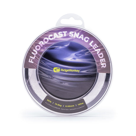 Bajo de Línea Ridge Monkey Fluorocast Snag Leader 30 lb 0,50 mm 100 m