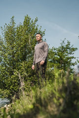 Sudadera Korda UPF Hooded Top | Dark Khaki XXXL