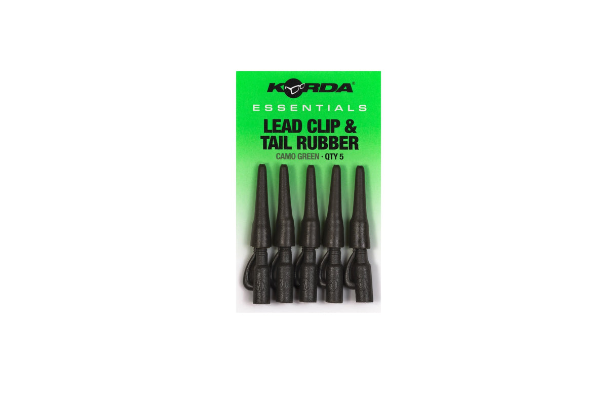 Material de montaje Korda Essentials Lead Clips & Tail Rubbers