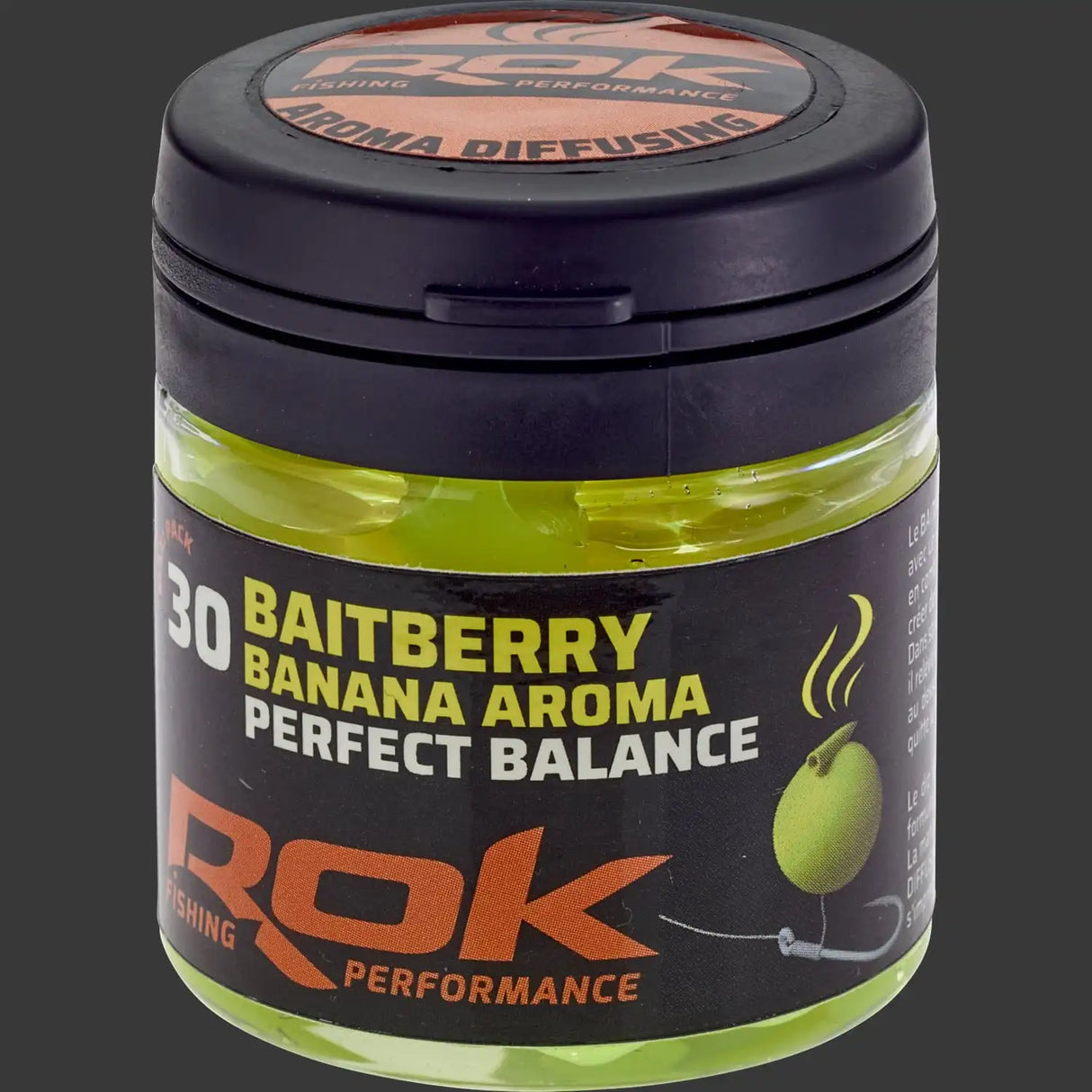 Bacche di esca Rok Fishing Equilibrio perfetto Banana gialla