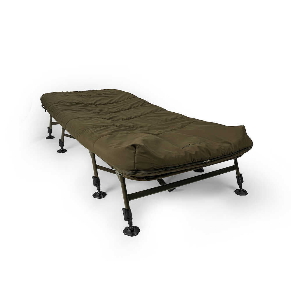 Sedia da letto con sacco a pelo Avid Carp Revolve X Sistema 8 gambe