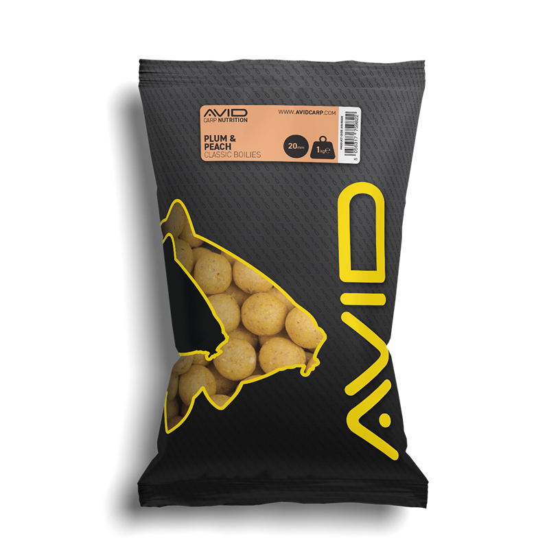 Boilies Avid Carp Classic Prugna e Peach 20 mm
