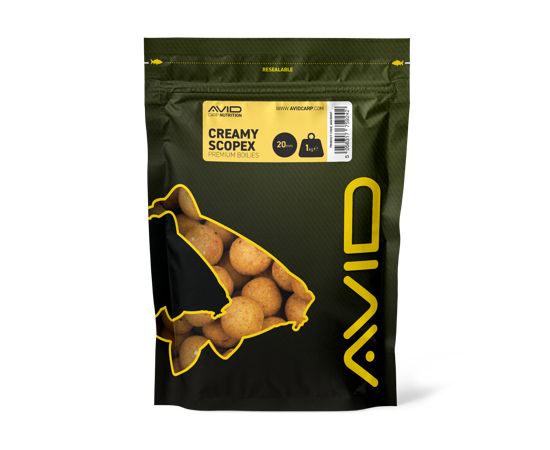 Boilies Avid Carp Cremoso Scopex 20 mm