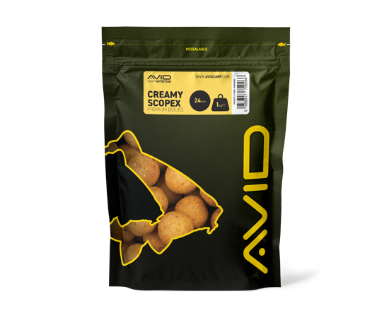 Boilies Avid Carp Cremoso Scopex 24 mm