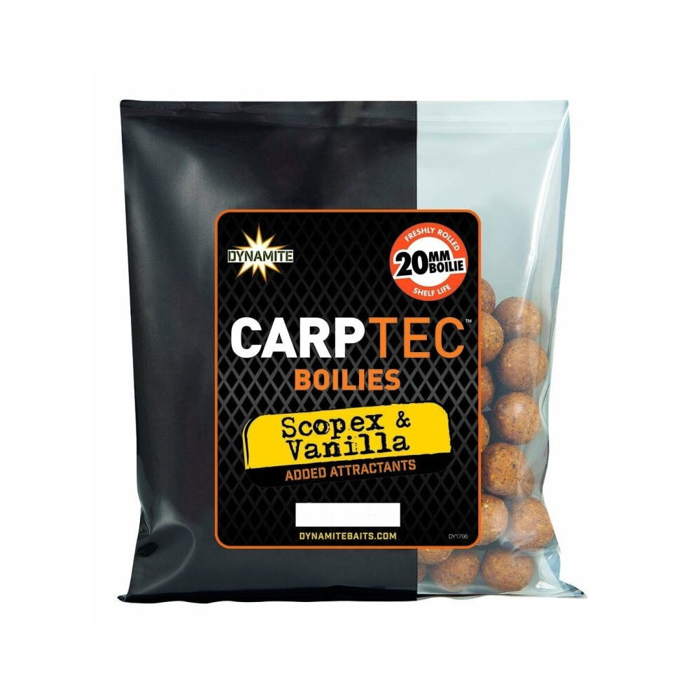 Boilies Dynamite Baits Carp-Tec Scopex Vanilla 20 mm 300g