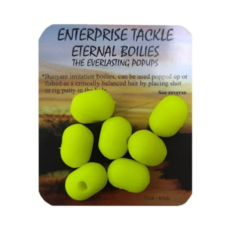 Boilies Pop Ups Enterprise Eternal Dumbell Giallo fluoro 11/15 mm