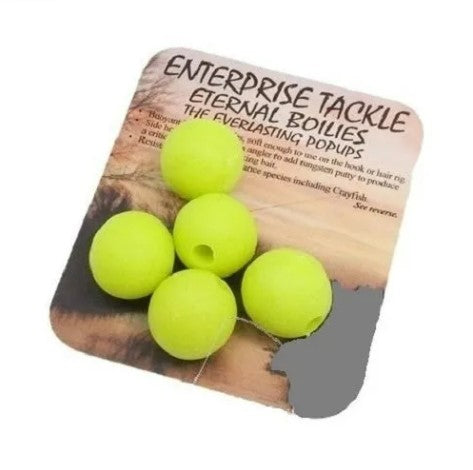 Boilies Pop Ups Enterprise Eternal Giallo fluoro 15 mm