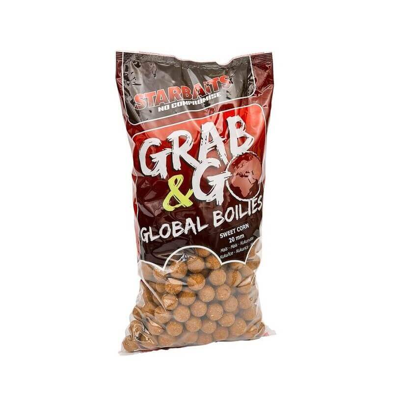 Boilies Starbaits Grab Go Global Mais dolce 20 mm