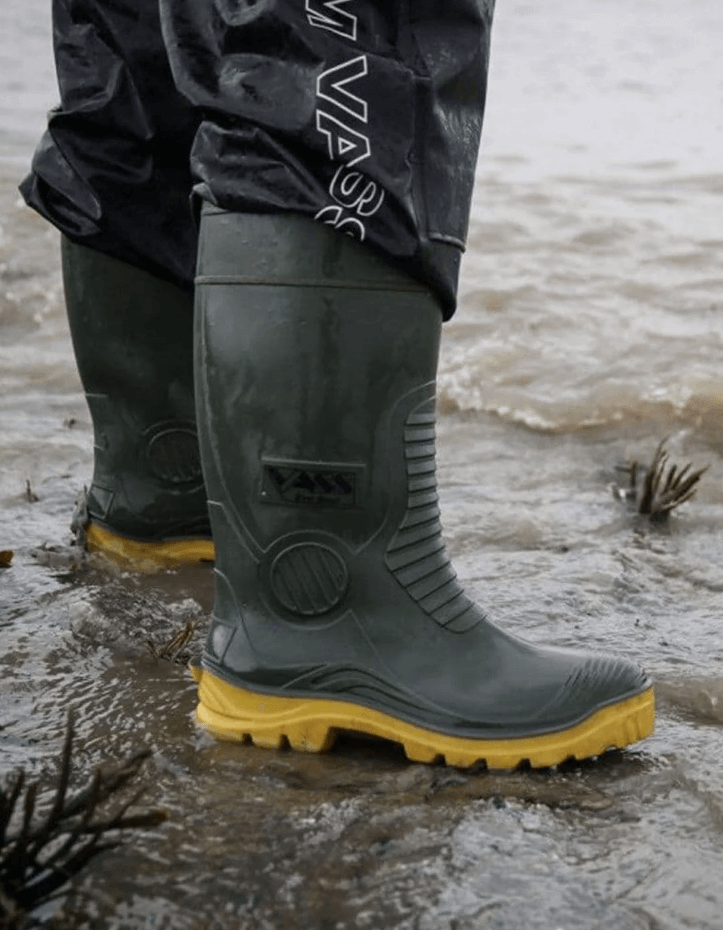 Gumboot Vass E chaki giallo