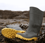 Gumboot Vass E chaki giallo