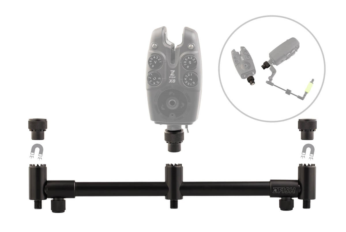 Buzz bars Zfish Magsafe 3 cañas 31-45 cm - Tienda Carpfishing