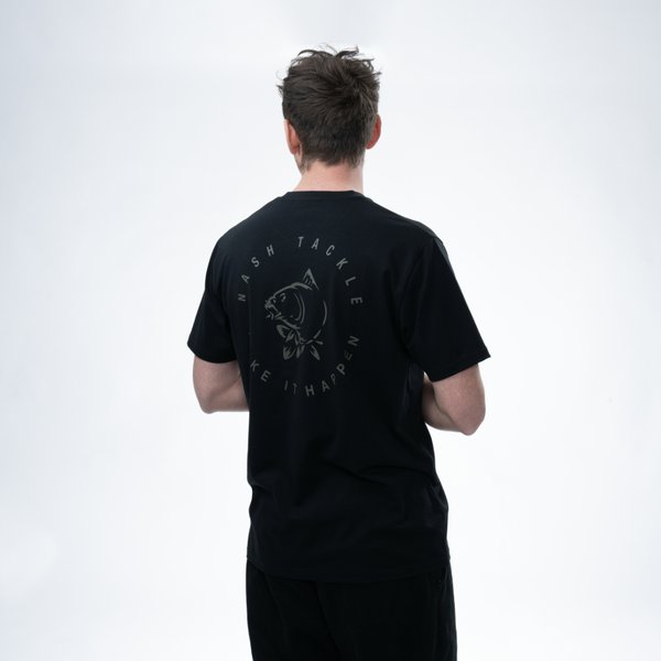 Maglietta Nash Make It Happen Carp Logo Nero